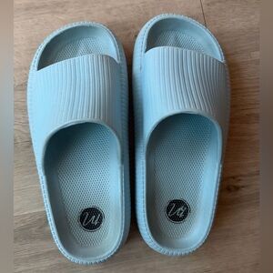 Matisse Light Blue Slide Sandals